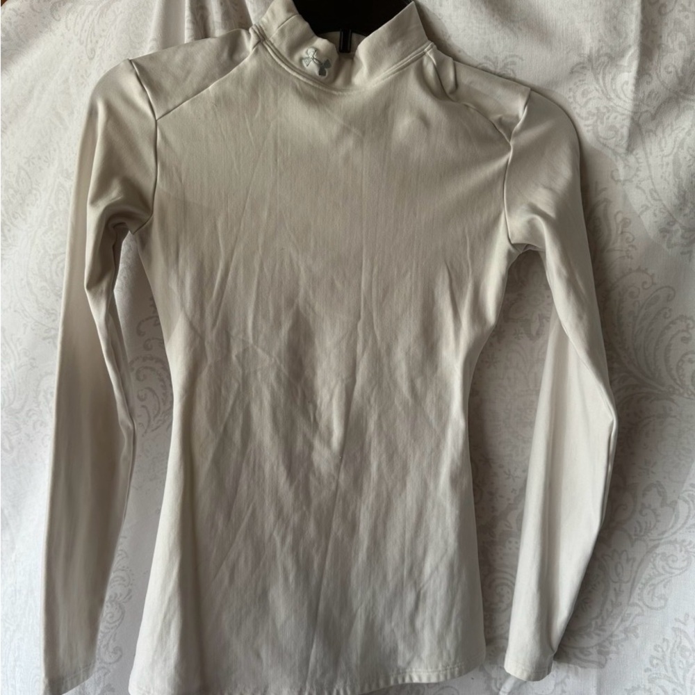Under Armour Women's Off-White Long Sleeve Top
